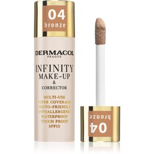Dermacol Infinity vysoko krycí make-up SPF 15 odtieň 04 Bronze 20 g