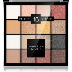 Gabriella Salvete Eyeshadow 16 Shades Palette paletka očných tieňov odtieň 02 Pink 20,8 g