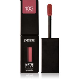 Gabriella Salvete Matte Lips dlhotrvajúci tekutý rúž s matným efektom odtieň 105 That's Me! 4,5 ml