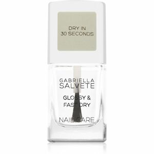 Gabriella Salvete Nail Care Glossy & Fast Dry rýchloschnúci vrchný lak na nechty 11 ml