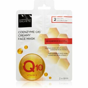 Gabriella Salvete Face Mask Coenzyme Q10 regeneračná pleťová maska proti vráskam 2x8 ml