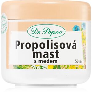 Dr. Popov Bylinné masti Propolis s medom masť pre svrbiacu a podráždenú pokožku 50 ml