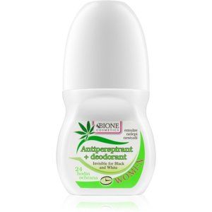 Bione Cosmetics Cannabis antiperspirant roll-on s vôňou kvetín 80 ml