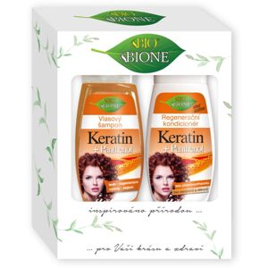 Bione Cosmetics Keratin + Panthenol darčeková sada (s regeneračným účinkom)