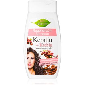 Bione Cosmetics Keratin + Kofein regeneračný šampón 400 ml