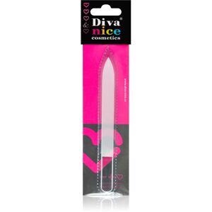 Diva & Nice Cosmetics Accessories sklený pilník na nechty veľký Clear 1 ks