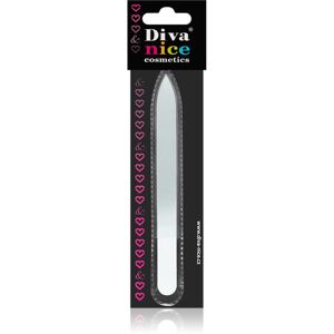 Diva & Nice Cosmetics Accessories sklený pilník na nechty veľký White 1 ks