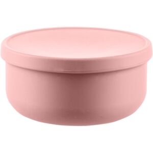 Zopa Silicone Bowl with Lid silikónová miska s viečkom Old Pink 1 ks