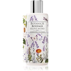 Bohemia Gifts & Cosmetics Botanica telové mlieko s vôňou levandule s esenciálnymi olejmi a rastlinnými extraktami 200 ml