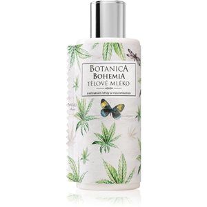 Bohemia Gifts & Cosmetics Botanica telové mlieko s konopným olejom 200 ml