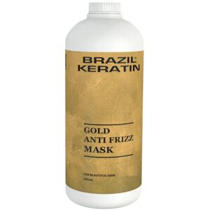 Brazil Keratin Gold Anti Frizz Mask keratínová regeneračná maska pre poškodené vlasy 550 ml