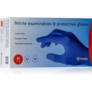 Holík Nitril nitrilové nepudrované vyšetrovacie a ochranné rukavice veľkosť M 100 ks