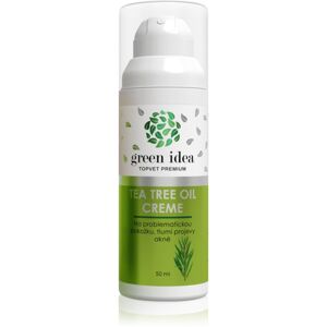 Green Idea Tea Tree Oil creme regeneračný denný krém pre problematickú pleť, akné 50 ml