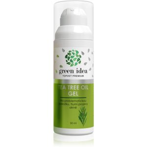 Green Idea Topvet premium bylinné čaje TEA TREE OIL gel gél pre problematickú pleť 50 ml