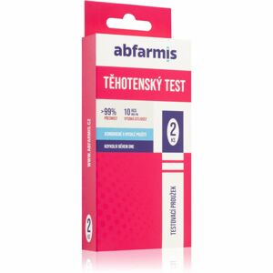 Abfarmis Tehotenský test testovacie prúžky 2 ks