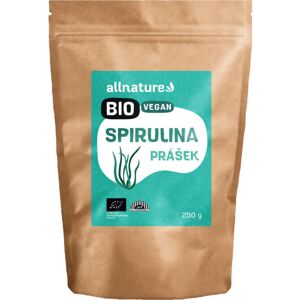 Allnature Spirulina BIO prírodný antioxidant v BIO kvalite 250 g