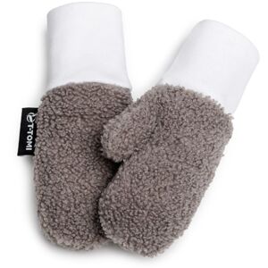 T-TOMI TEDDY Gloves Grey rukavice pre deti od narodenia 6-12 months 1 ks