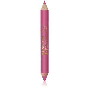 Dermacol Iconic Lips rúž a kontúrovacia ceruzka na pery 2 v 1 odtieň 02