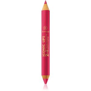 Dermacol Iconic Lips rúž a kontúrovacia ceruzka na pery 2 v 1 odtieň 05 10 g