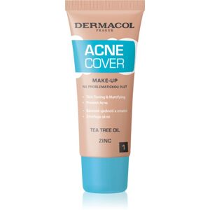 Dermacol Acne Cover upokojujúci make-up s čajovníkovým olejom odtieň No.1 30 ml