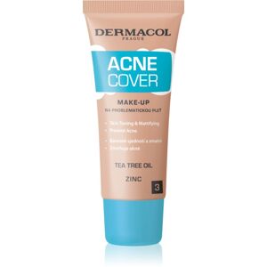 Dermacol Acne Cover upokojujúci make-up s čajovníkovým olejom odtieň No. 3 30 ml