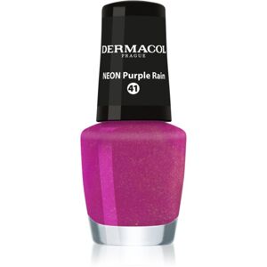 Dermacol Neon neónový lak na nechty odtieň 41 Purple Rain 5 ml