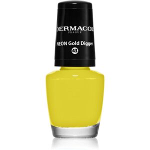 Dermacol Neon neónový lak na nechty odtieň 43 Gold Digger 5 ml