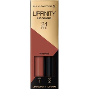 Max Factor Lipfinity Lip Colour dlhotrvajúci rúž s balzamom odtieň 150 Bare