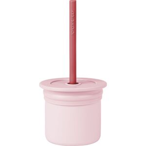 Minikoioi Sip+Snack Set jedálenská sada pre deti Pink / Rose