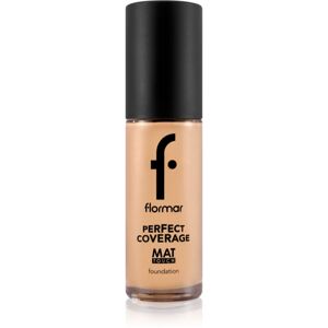 flormar Perfect Coverage Mat Touch Foundation zmatňujúci make-up pre zmiešanú až mastnú pokožku odtieň 303 Classic Beige 30 ml