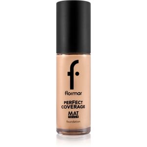 flormar Perfect Coverage Mat Touch Foundation zmatňujúci make-up pre zmiešanú až mastnú pokožku odtieň 308 Fair Ivory 30 ml
