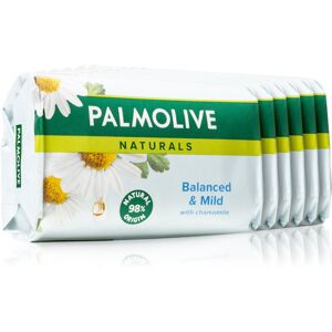 Palmolive Naturals Chamomile tuhé mydlo s harmančekom 6x90 g