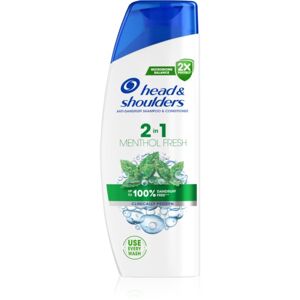 Head & Shoulders Menthol Fresh 2in1 šampón a kondicionér 2 v1 proti lupinám 250 ml