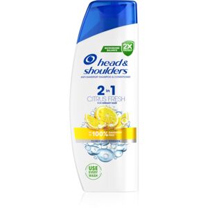 Head & Shoulders Citrus Fresh 2v1 šampón na mastné vlasy 330 ml