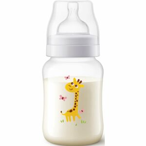 Philips Avent Anti-colic dojčenská fľaša anti-colic Giraffe 260 ml