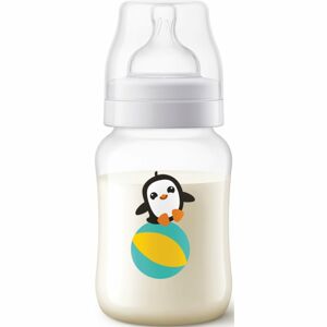 Philips Avent Anti-colic dojčenská fľaša anti-colic Penguin 260 ml