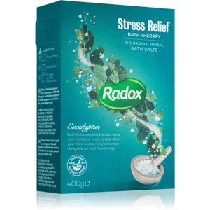 Radox Stress Relief relaxačná soľ do kúpeľa Eucalyptus 400 g