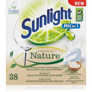 Sunlight All in 1 Powered by Nature tablety do umývačky ECO 38 ks