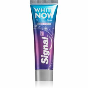 Signal White Now Glossy Shine bieliaca zubná pasta pre svieži dych 75 ml