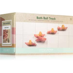 Little Dutch Bath Ball Track Pink guľôčková dráha do vane 10 m+ 8 ks