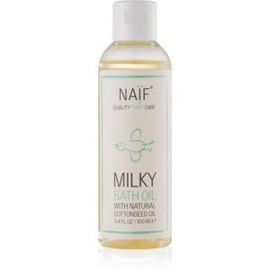 Naif Baby & Kids Milky Bath Oil mliečny kúpeľový olej pre deti od narodenia 100 ml