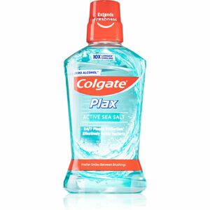 Colgate Plax Active Sea Salt ústna voda proti zubnému povlaku bez alkoholu 500 ml