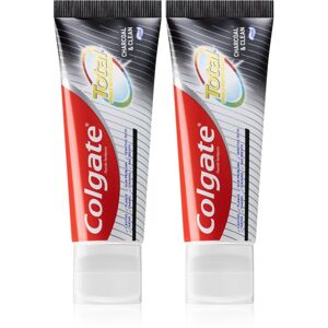Colgate Total Charcoal bieliaca zubná pasta s aktívnym uhlím 2x75 ml