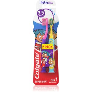 Colgate Little Kids Smiles 3-5 Duopack zubné kefky pre deti 2 ks