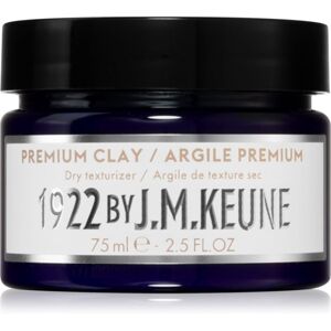 Keune 1922 Premium Clay stylingový íl na vlasy pre matný vzhľad 75 ml