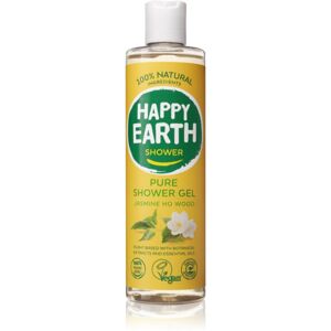 Happy Earth 100% Natural Shower Gel Jasmine Ho Wood sprchový gél 300 ml