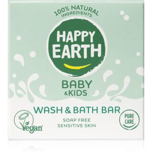 Happy Earth 100% Natural Wash & Bath Bar tuhé mydlo pre deti 50 g