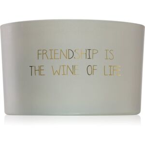 My Flame Fig's Delight Friendship Is The Wine Of Life vonná sviečka 13x9 cm
