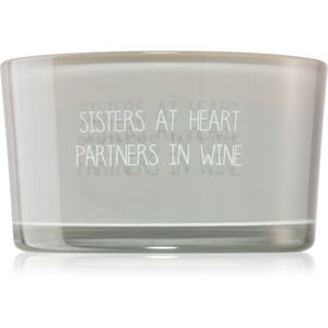 My Flame Candle With Crystal Sisters At Heart, Partners In Wine vonná sviečka 11x6 cm