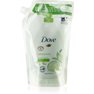 Dove Go Fresh Cucumber & Green Tea sprchový a kúpeľový gél náhradná náplň 720 ml